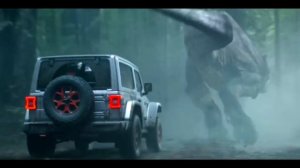 Pixar Cars - Jurassic World -T-Rex Vs Lightning McQueen - Pixarized Cars Jeep