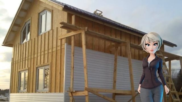 Проект двухэтажного СИП дома. Отзывы о строительстве домов Виллози Хаус. Проект 125-13 Альта