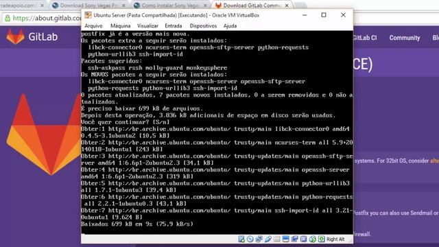Como instalar o GitLab no Ubuntu Server 14.04 смотреть онлайн