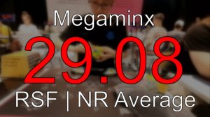 29.08 RSF Megaminx NR Average (25.11 NR Single) / Sub ER // Moscow Strawberry Muffin 2024