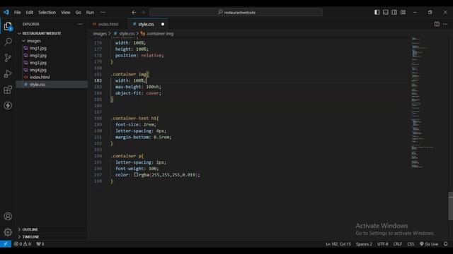 How to Build a Restaurant Website Project in Html and Css in under 35 minutes in 2023