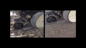 Хвостовик пакователь семян в работе