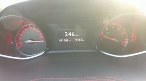 Максимальная скорость Peugeot 308 GTi