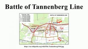 Battle of Tannenberg Line