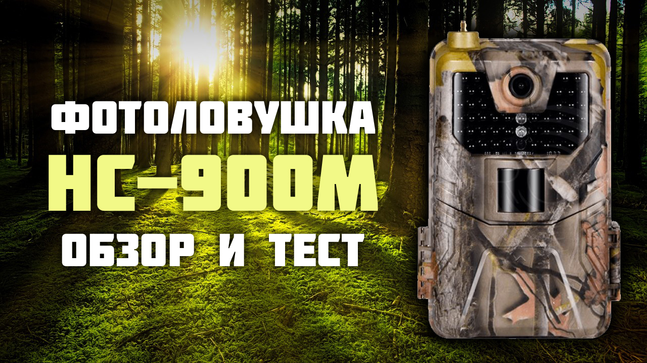 Фотоловушка HC-900M. Обзор и тест.