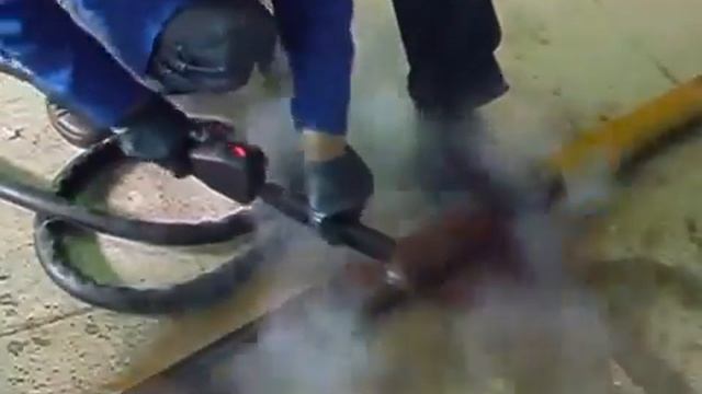 Очистка ржавчины с помощью парогенератора