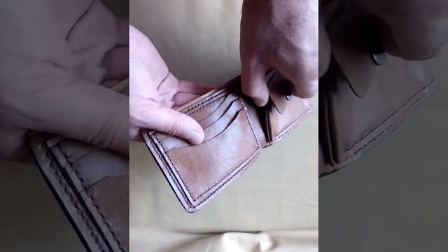 портмоне кожаное кошелёк мужской из кожи ручной работы handmade смотреть онлайн