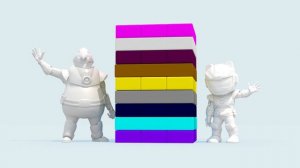 Learn colors with Miniforce | Colors Play | Color Jenga Game | Mini-Pang TV 3D Play