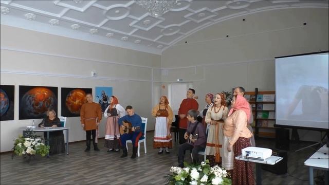 Муниципальный фольклорный ансамбль "Живая вода" песня "Я не могу без тебя прожить" смотреть онлайн