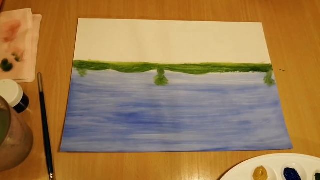 Рисование «Васильки во ржи» Мосинцева С.В. смотреть онлайн