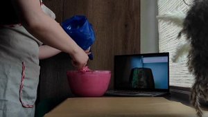 Черничный зефир на агаре без уваривания