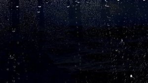 Звуки проливного дождя с грозой и шторм на море