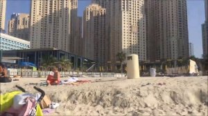 Дубай Марина. JRB beach. Пляж дубай Марина. ОАЭ.