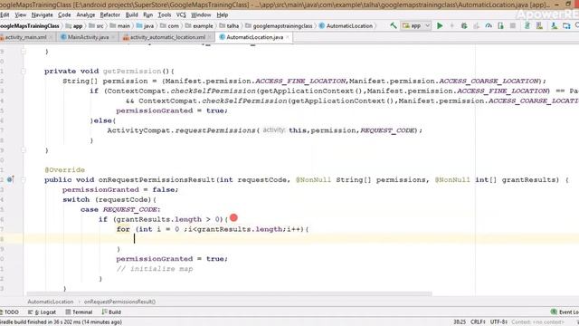 Google maps API for android 3rd Tutorial Getting Permissions explicitly and initialize Google map смотреть онлайн