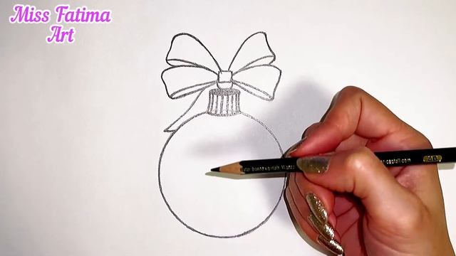 Новогодний Рисунок За 10 Минут | Очень Простой Новогодний Рисунок |Как Нарисовать Новогоднюю Игрушк смотреть онлайн