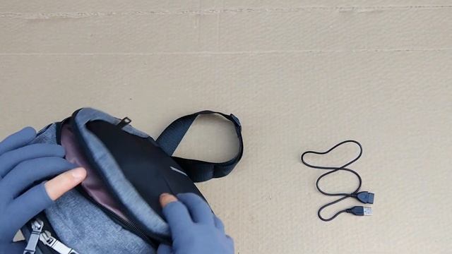 Мужская сумка с USB. ВидеоОтзыв для покупателей Aliexpres