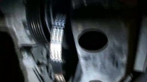 Mercedes A140 w168 2003 serpentine belt v belt removal replacement