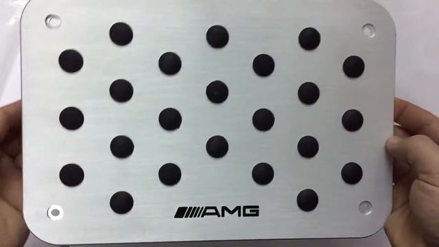 Накладка на коврик Mercedes AMG