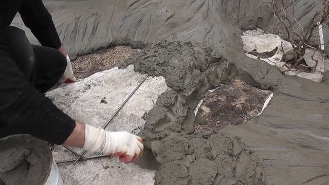 Искуственный камень в Ландшафте участка. Альпийская горка с хвойными своими руками.часть 1