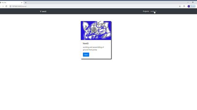 Python django project for interactive web games