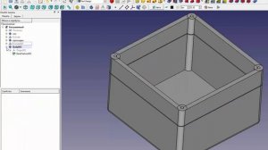 FreeCad Бокс герметичный