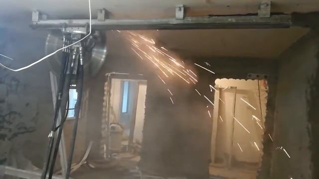 Алмазная резка проёмов в перекрытии смотреть онлайн