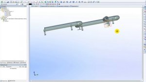 Пример адаптивного элемента в T-FLEX CAD (трубопроводы)