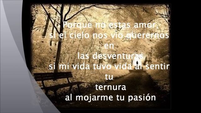 si tu estuvieras Hector Acosta letra смотреть онлайн