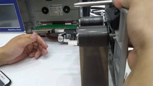 Videojet TTO thermal transfer printer 6330 print head opening method and ribbon winding mode!