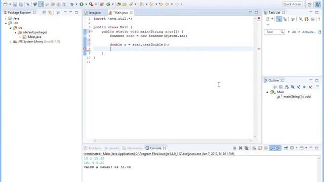 URI Online Judge Solutions in Java - Problem 1011
