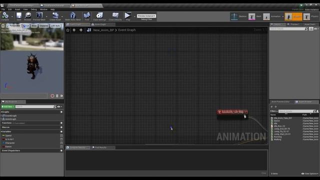 Создание игр / Уроки по Unreal Engine 4 / #6 - создание персонажа. Анимация. С нуля. Mixamo.