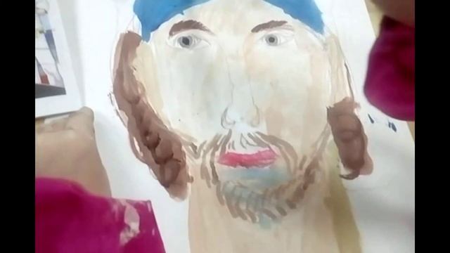 Как нарисовать портрет папочки смотреть онлайн