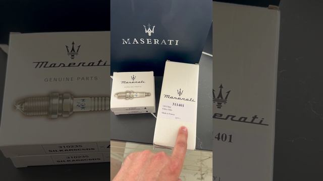 Приехали подарки Maserati (расходники), шок цены в Италии