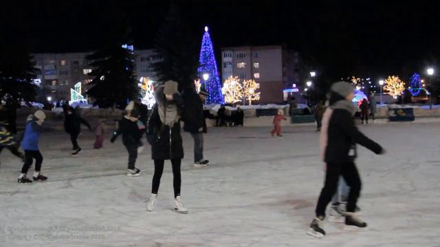 Каток-2019, у ДК "Гранит". Микашевичи,12.01.2019г. смотреть онлайн