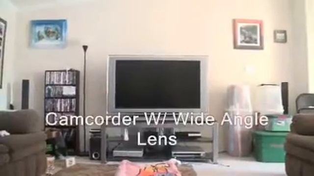 Sony Wide Conversion Lens VCL-HG0737C Sony Camcorder HDR-SR11 Test