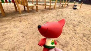 Ева мимимишки и папа - кеша - тучка - лисичка