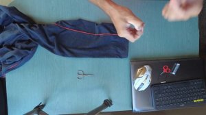 Как подшить штаны за 3 минуты! - Сюрприз в конце )