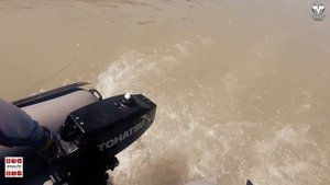 Обкатка лодочного мотора Тохатсу 3.5 Tohatsu 3,5 hp outboard motor