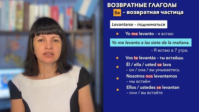 Урок №8: Возвратные глаголы. | Аргентинский испанский самостоятельно для начинающих
