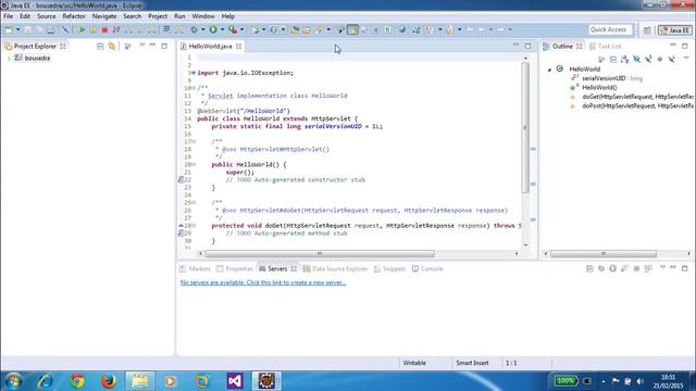 Java EE (J2EE)  | Tutorial 1: installation eclipse java ee ide