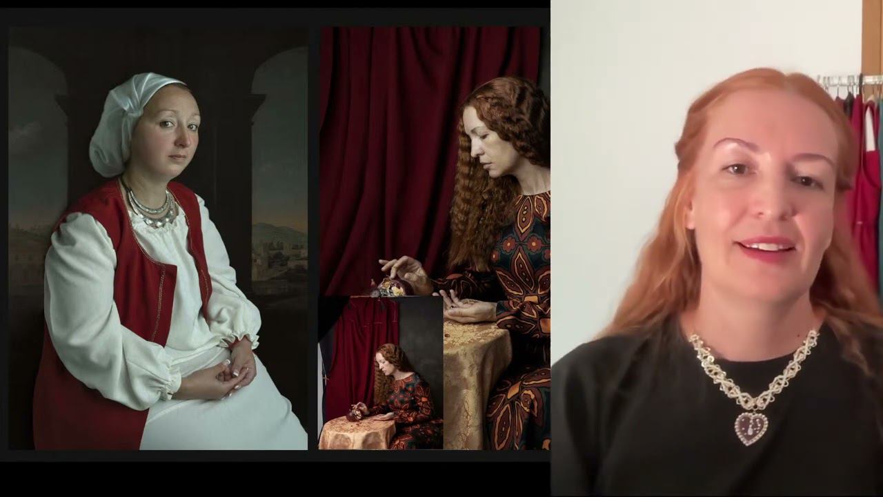 Как создать образ для фотосессии в стиле FINE ART? 5 платьев, шнурки и гуашь