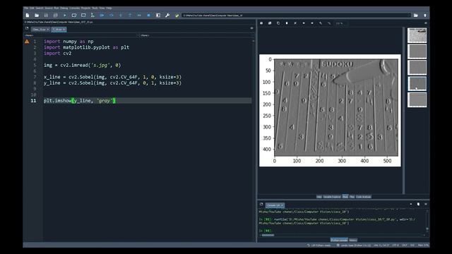 Уроки Python с нуля, computer vision Урок №10. "Gradients"