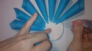 Объемный 3D цветок из бумаги своими руками Big paper flower Handmade