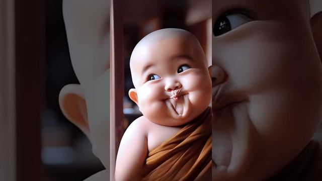 Y2meta.to-so cute little monk������#cute #youtubeshort #shivi-(720p60)