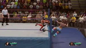 Lucy Pinder PLAYING WWE2K16 2