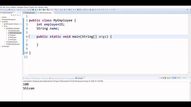 Constructors in Java in 20 min - default and parameterised constructor in java