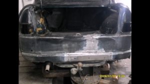 ваз 2110 ремонт задней части кузова  Camaro))
