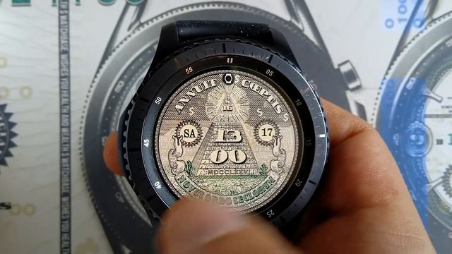 Samsung Galaxy Watch 3 USA Dollar bill watch face смотреть онлайн