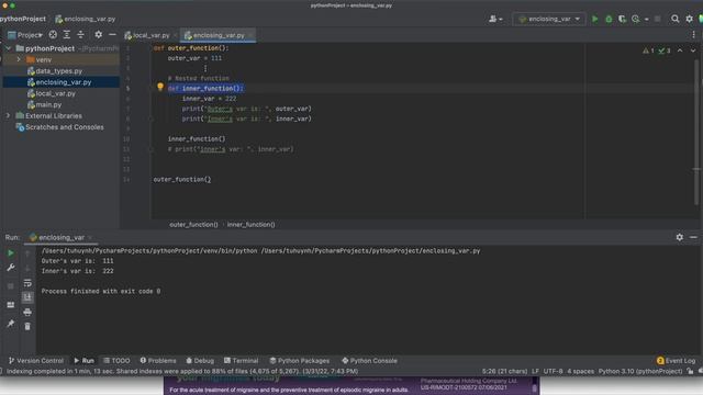 [Vietnamese] Python4QAEngineer | Lesson 03 | Python Variable Scope & LEGB rule смотреть онлайн