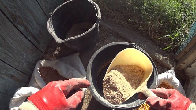 Три варианта комбикорма Основной своими руками. смотреть онлайн